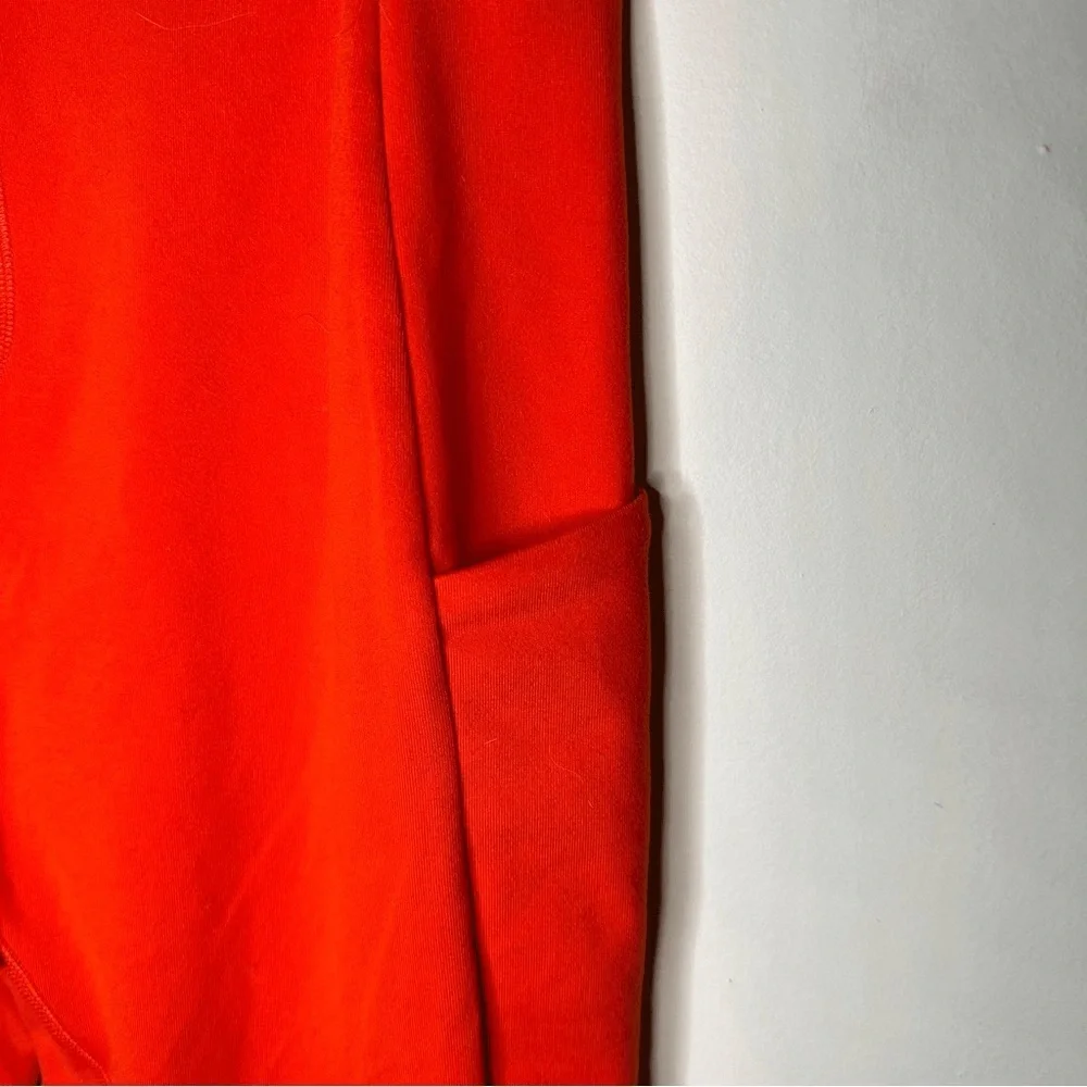 ALO RED DRAWSTRING LEGGINGS SIZE M